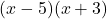 (x-5)(x+3)