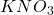 KNO_3