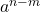 a^{n-m}