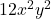 12x^2y^2