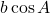 b \cos A