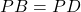 PB = PD