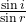 \frac{\sin i}{\sin r}