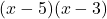 (x-5)(x-3)